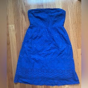 Old Navy strapless sundress - blue